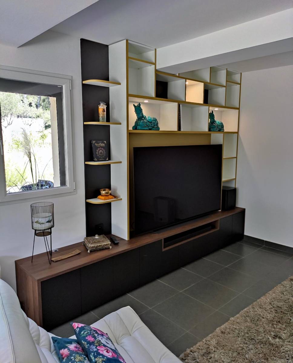 Bibliothèque meuble Télévision à Hyères 83400